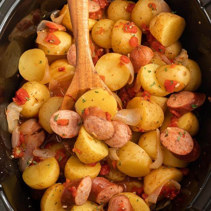 Crock Pot Sausage And Potatoes 5 2