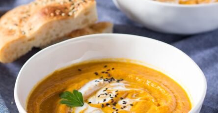 CURRIED CARROT-LENTIL SOUP