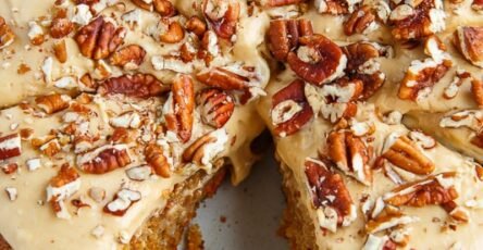 Carrot Cake With Dulce De Leche Cream Cheese Frosting