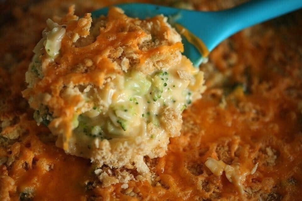 Cheesy Broccoli and Rice Casserole