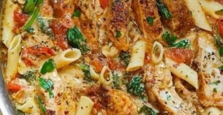 Chicken Bacon Spinach Penne