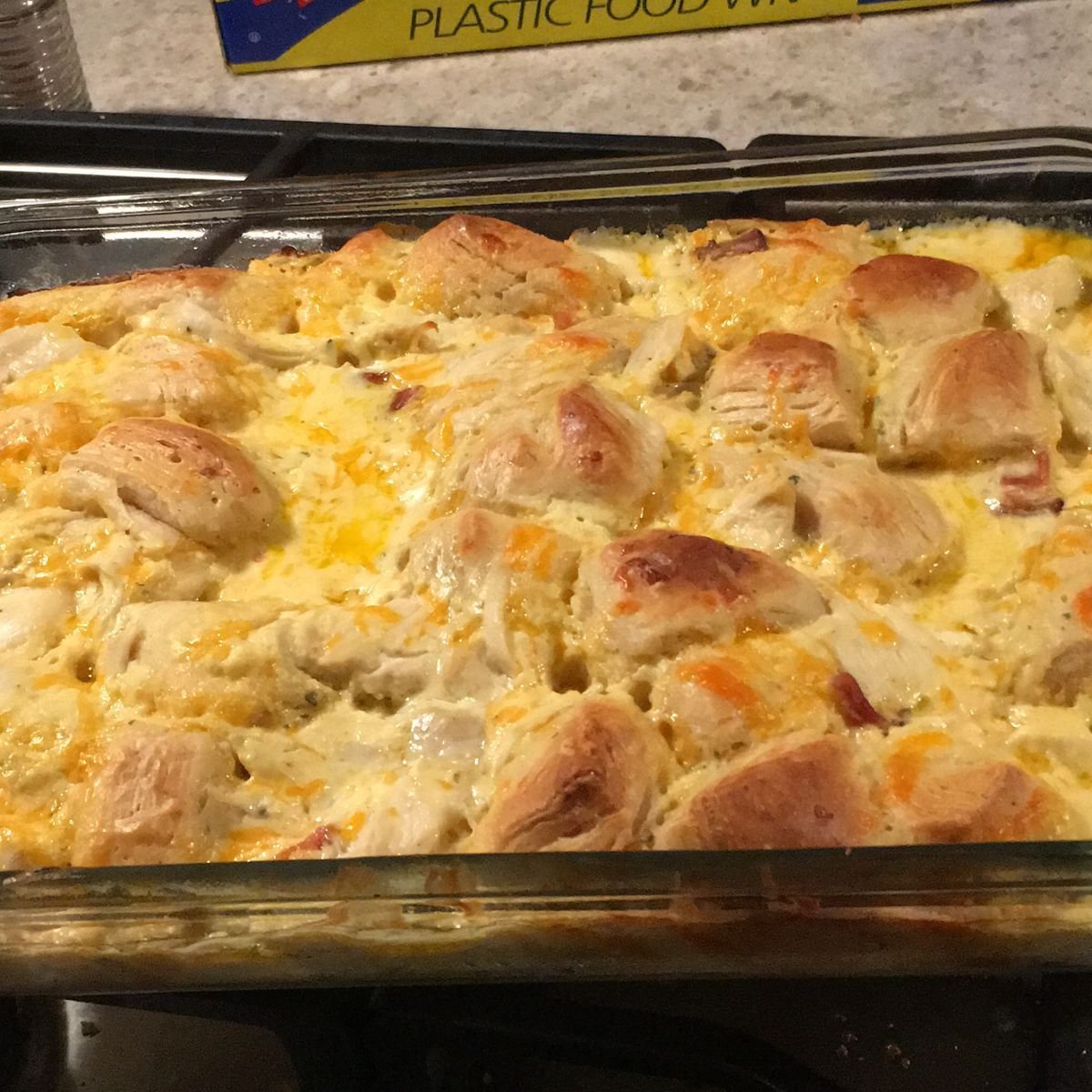 Chicken Pot Pie Bubble Up Casserole