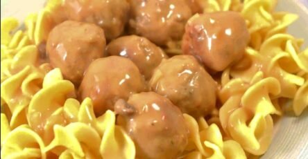 Easy Meatball Stroganoff