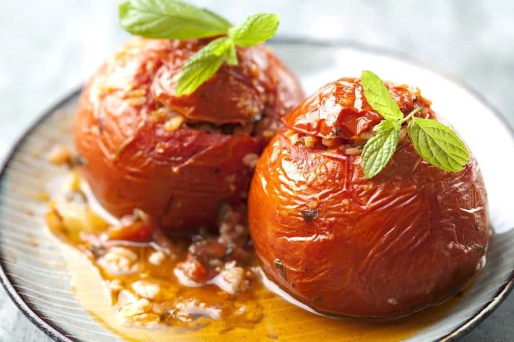 GREEK STUFFED TOMATOES