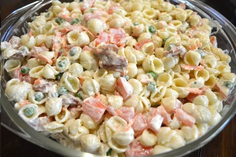 Homemade Bacon Ranch Pasta Salad