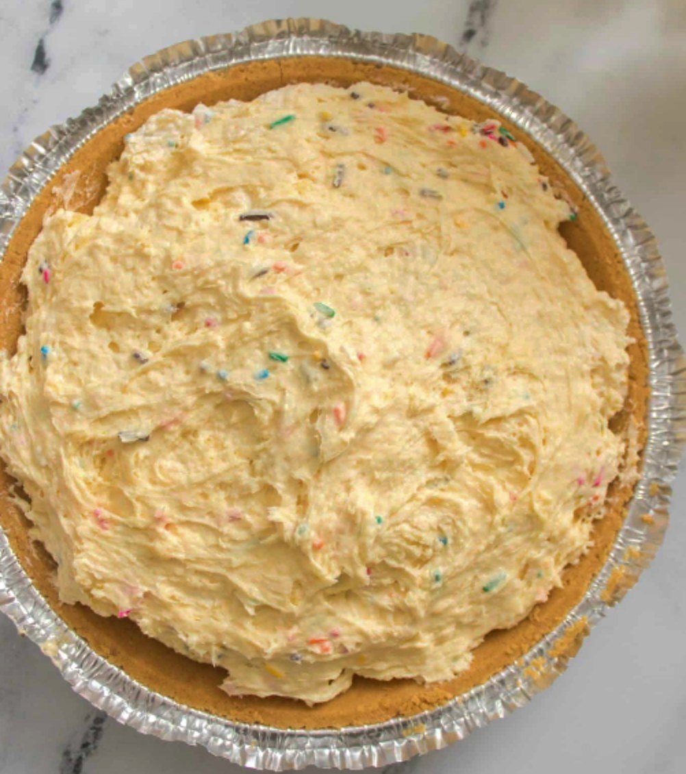 No Bake Funfetti Cheesecake